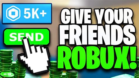 How To Give Robux To Friends On Roblox 2022 Youtube