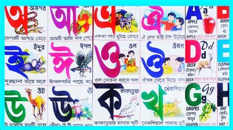 Bangla Sorborno Banjonborno Shikha বাংলা স্বরবর্ণ ও ব্যঞ্জনবর্ণ