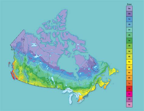 Canadian Plant Hardiness Zones Grow Zones In Canada