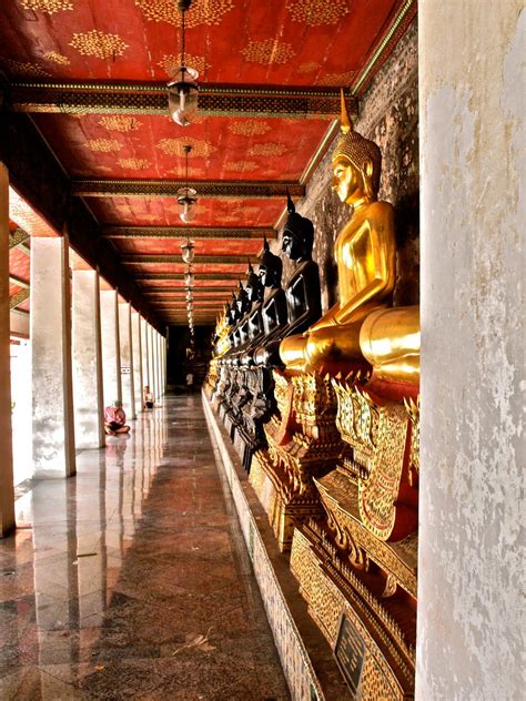 Wat Suthat Bangkok Thailand Buddhist Temple Thailand Stairs