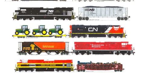 American Needs Freight Rail Poster 10 Locomotives And Their Freight