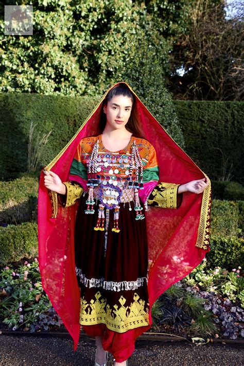 Afghan Clothes Afghan Dresses Maroon Velvet Dress Afghan Girl Cool