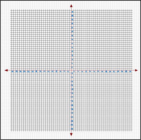 Download Hd Graph Paper With Numbers Up To 30 Template To Print