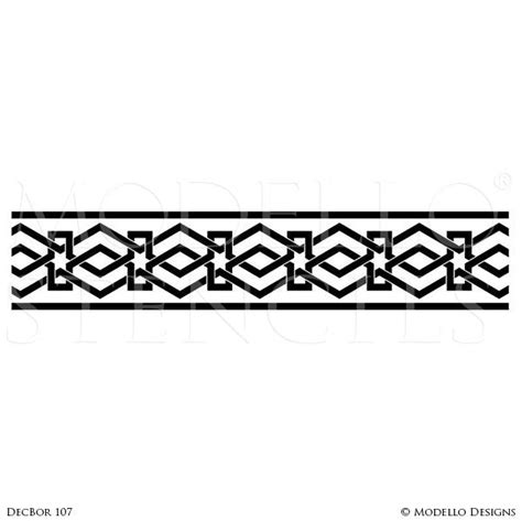 Custom Border Stencils For Painting Ceiling Designs And Wall Borders
