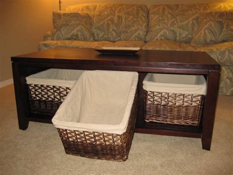 Mccune geometric solid wood sled coffee table with storage mercury row簧 table. Under Coffee Table Storage | Modern storage furniture ...