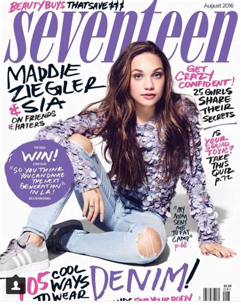 Maddie Ziegler Seventeen Magazine Photoshoot Uploaded By G Miranda