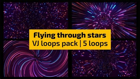 Vj Loops Flying Through Stars Youtube