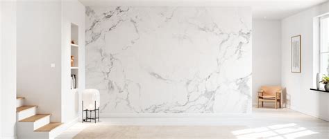 White Marble Trendy Wall Mural Photowall
