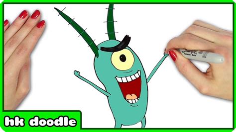 How To Draw Plankton From Spongebob Squarepants Lessons Drawing The