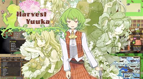 Harvest Yuuka Touhou Project Farming Life Game Comes To The Switch