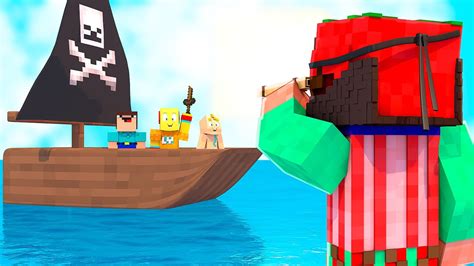 Escondite En Un Barco Pirata Minijuegos De Noobs En Minecraft Youtube