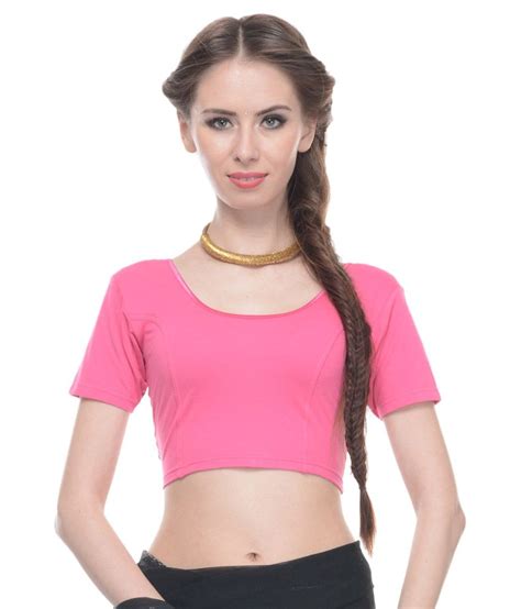Nika Pink Cotton Blouses Buy Nika Pink Cotton Blouses Online At Low Price