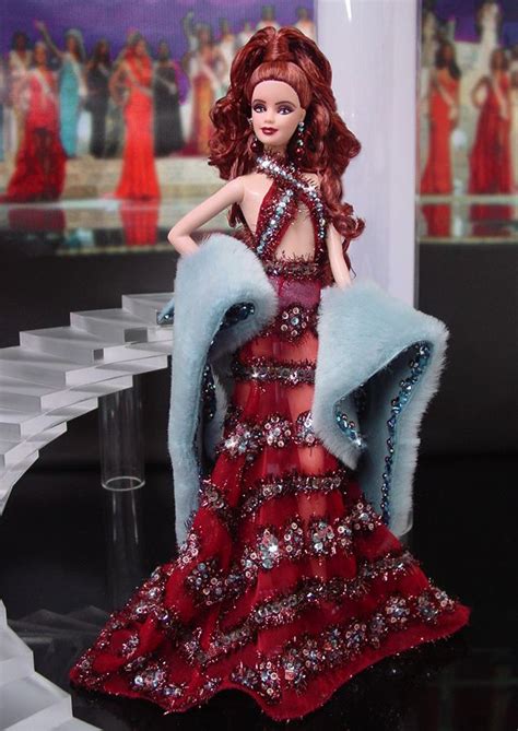 Pin By Carol Jackson On My Girl Red Pageant Dress Barbie Miss