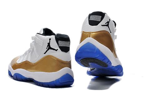 If you're looking for a fresh pair of white kicks, and fancy something totally unique, then cough up $132,000 and they're yours! Men Jordan 11 White Gold Royal Blue For sale Men AJ_11_254 Sale Online| YesAirJordanShoes.com