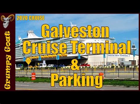 Galveston Cruise Terminal & Parking | 2020 Royal Caribbean Cruise - YouTube