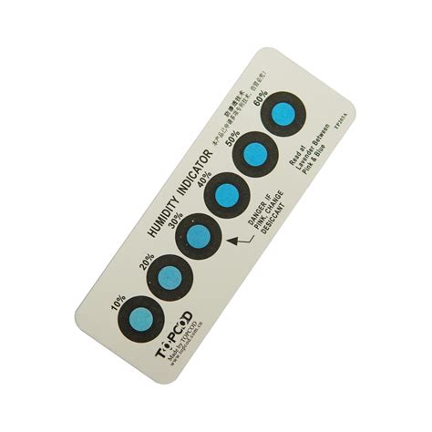 Cobalt Dichloride Free Humidity Indicator Card For Electronic
