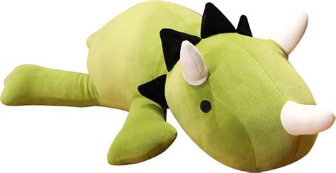 Dinosaur Stuffed Animal，Dinosaur Weighted Plush Toy,Triceratops