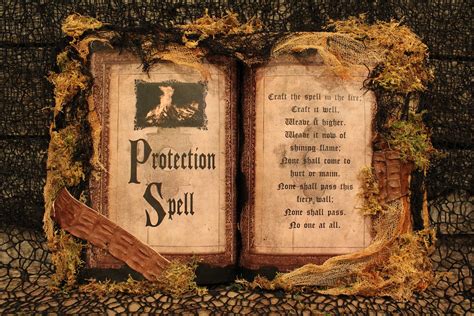 Halloween Spell Book, Protection Spell, Halloween decor, Halloween decorations, Halloween Spell 