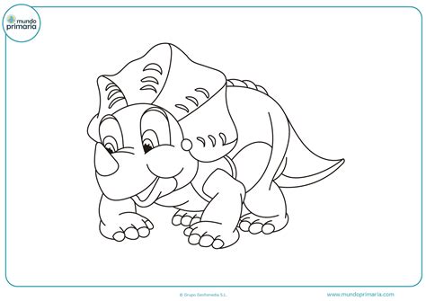 Los dinosaurios son animales que poblaron la tierra hace millones de años. Dibujos de Dinosaurios para Colorear Imprimir y Pintar