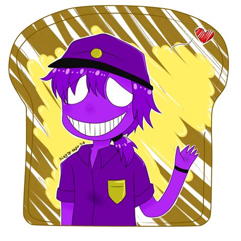 Purple Guy The Toast Lover Chibi By Bloody Kazu On Deviantart