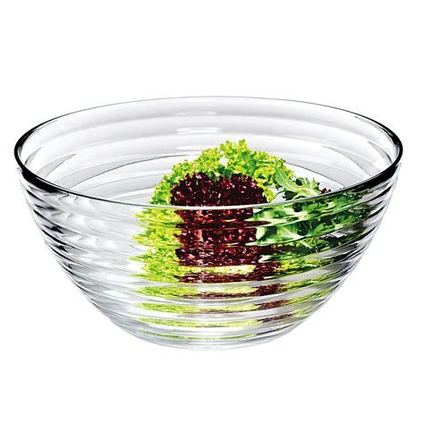 Bormioli Rocco Viva Glass Clear Serving Salad Bowl Mixing Classic