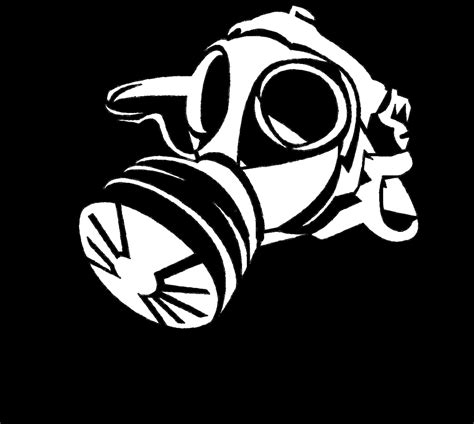 Gas Mask Stencil  By Zachy6297 Photobucket