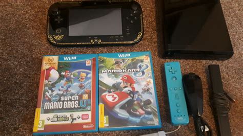 Limited Edition Zelda Wii U Console With Games In Mossley Manchester