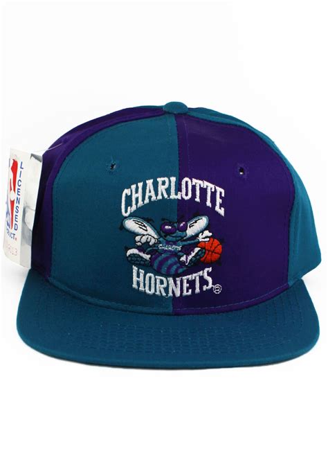 Vintage Snapbacks Charlotte Hornets Starter Snapback Hat
