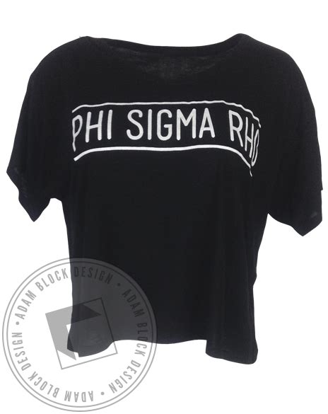Phi Sigma Rho Winter Recruitment Short Sleeve Adam Block Design Phi