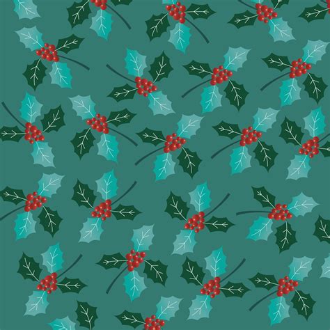 Christmas Holiday Mistletoe Pattern Vector Illustration 15310367 Vector