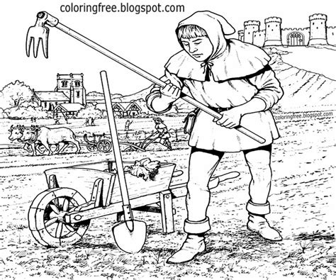 Medieval Wall Coloring Pages Coloring Pages