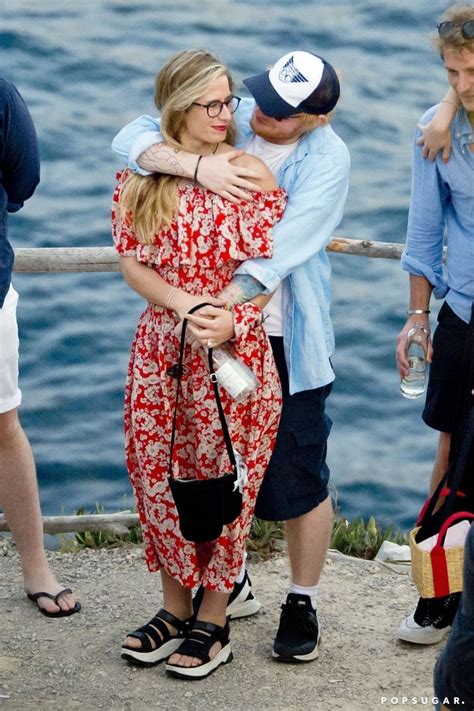 Ed sheeran announced tuesday on instagram that he and his wife, cherry seaborn, welcomed a baby girl, lyra antarctica seaborn sheeran. Ed Sheeran and Cherry Seaborn Kissing in Ibiza June 2019 ...