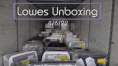 4/6/22 *Unboxing* Appliance Liquidation Truckload - Lowes SDR Program (Scratch/Dent Returns)