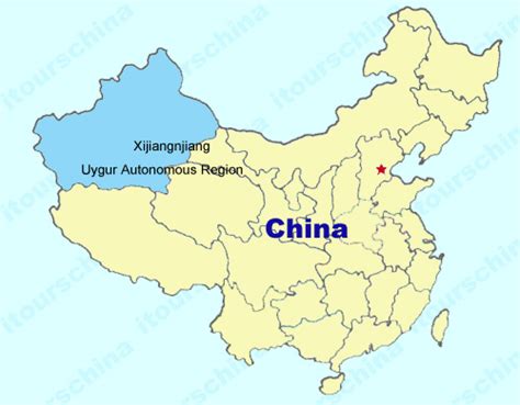 Xinjiang Map Map Of China Xinjiang Province Maps