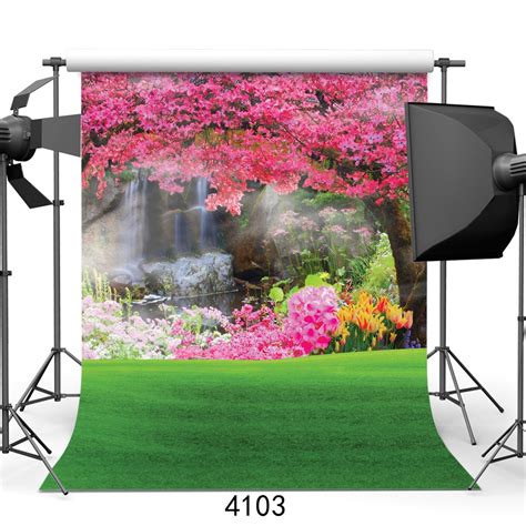 Sjoloon 6x9ft Spring Backdrop Scenery Pictorial Cloth Photography