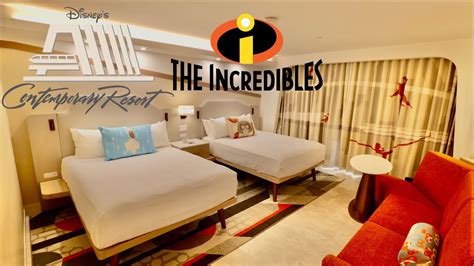The Incredibles Themed Rooms At Disneys Contemporary Resort Theme