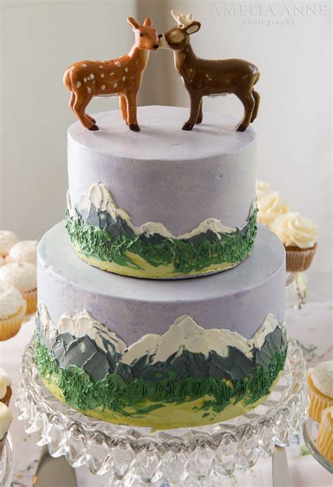 Creative Cake Decorating Mountain Cake Nature Cake