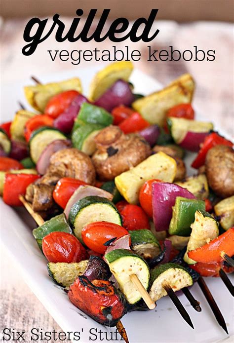 No more bland fajita seasoning. Grilled Vegetable Kebobs | Recipe | Vegetables, Italian ...