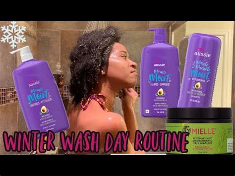 Natural Hair Wash Day Routine For Winter Winter Wash Day Routine Start To Finish Gabrielle