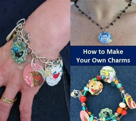 Diy Craft Tutorial How To Make Jewelry Charms From Recycled Materials