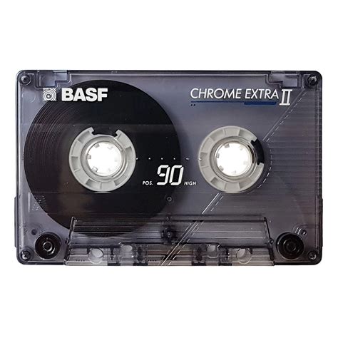 Basf 90 Chrome Extra Ii 1991 93 Blank Audio Cassette Tapes Retro Style Media