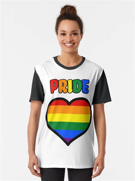 Lgbt Rainbow Pride Heart T Shirt By Goodbyedolly Redbubble