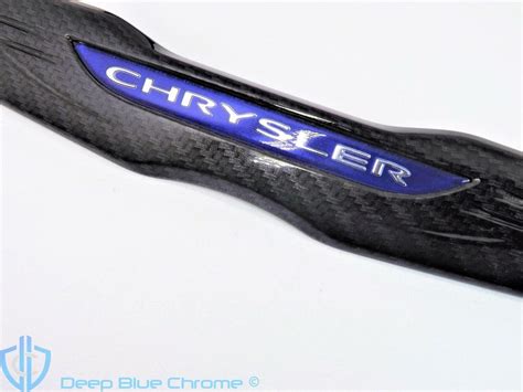Chrysler 300 Black Carbon Fiber Front Grille Emblem 11 14 Etsy
