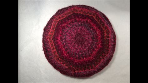 How To Knit A Flat Round Circle Youtube