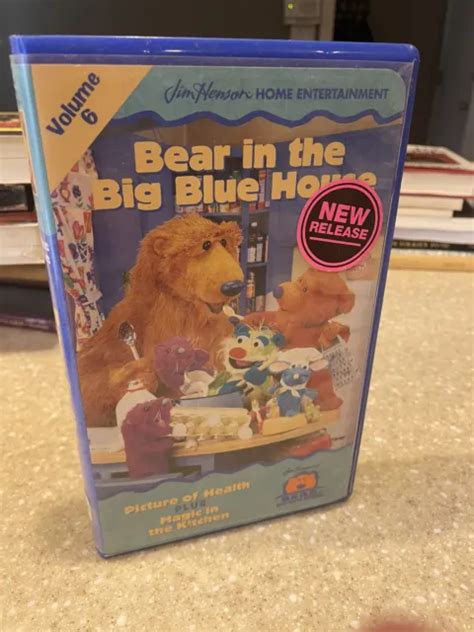 Bear In The Big Blue House Vhs Vol 6 Picture Of Health Magic Kitchen