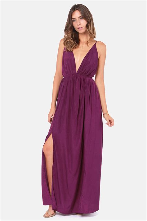 Sexy Purple Dress Maxi Dress Backless Dress 45 00 Lulus