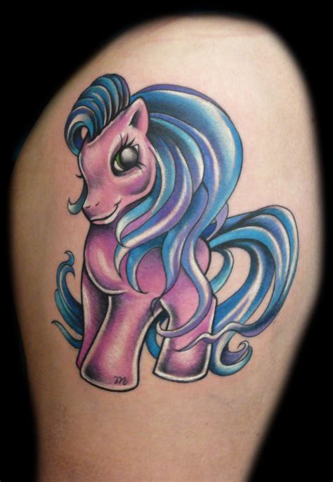 Like The Colours On This Pony Bright Tattoos Tattoos Tattoo Artists
