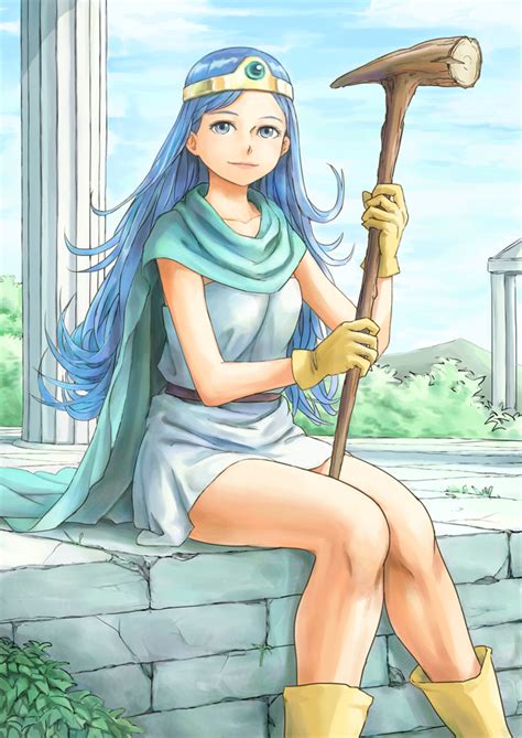 Taruya Sage Dq3 Chunsoft Dragon Quest Dragon Quest Iii Enix Blue Eyes Blue Hair Boots