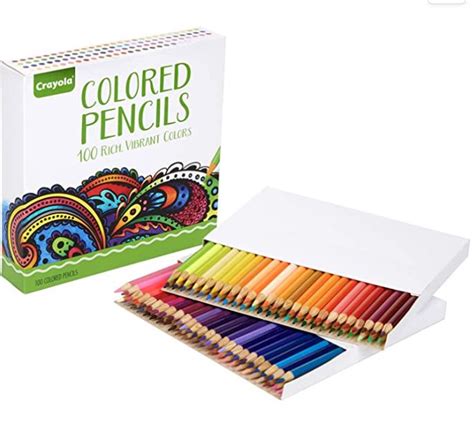 Crayola 100 Colored Pencils Set 13 Retail 2749