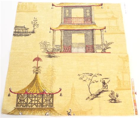 Chinoiserie Screen Printed By Stroheim And Romann Far Pavilions